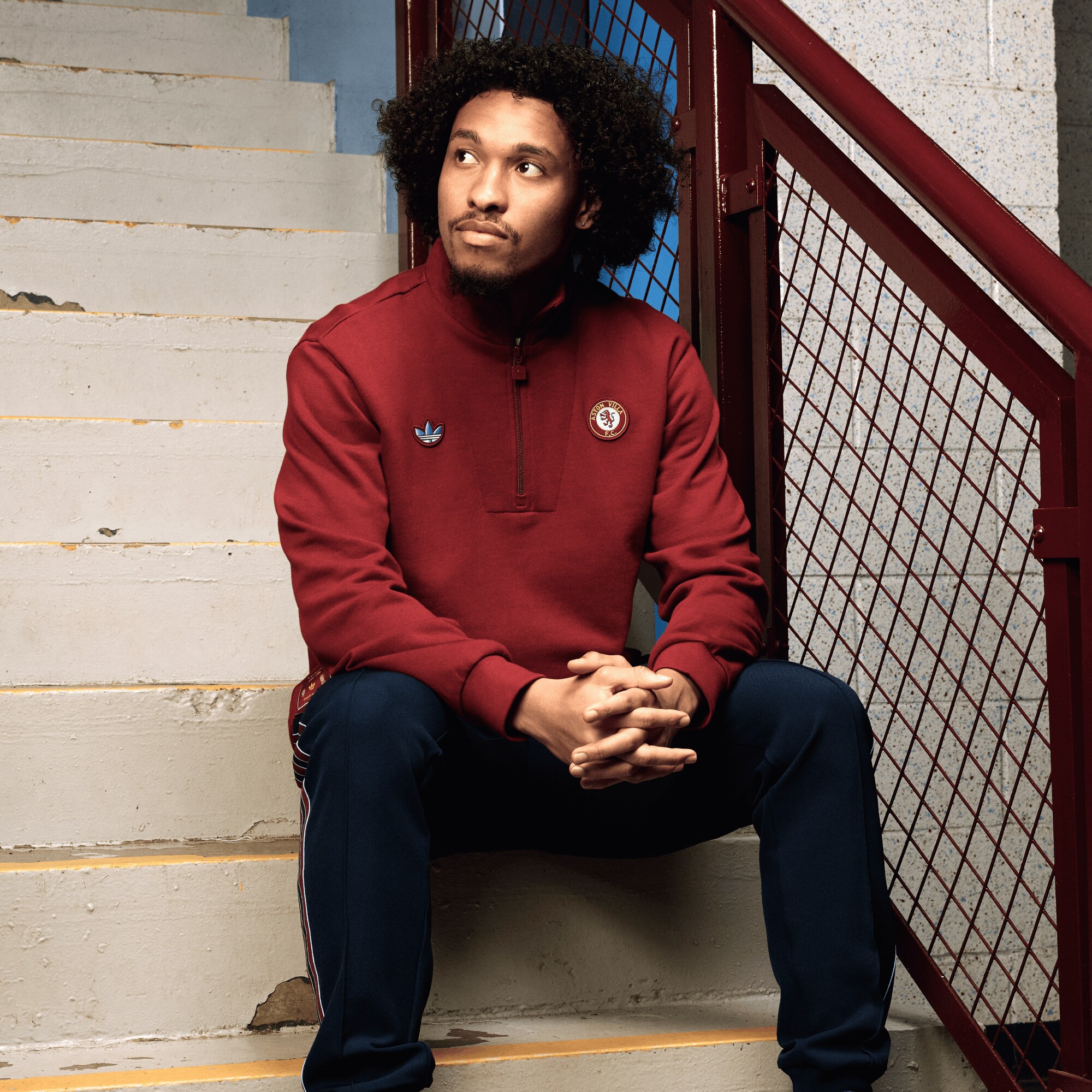 Aston Villa adidas Icon Track Top - Navy